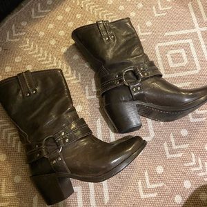 Frye Carmen harness boots